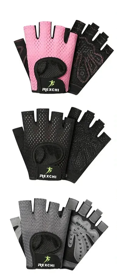 1Pair Workout Gloves for Men & Women, Full Palm Protection for Exercise Weightlifting Fitness Training Climbing Cycling Rowing