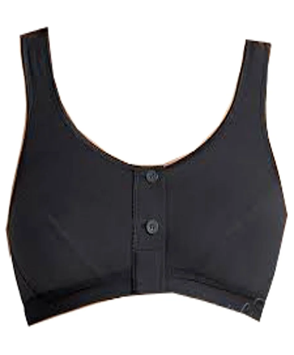 Anita Isra Wireless Post Operative bra, Black | Black Anita Isra Bra