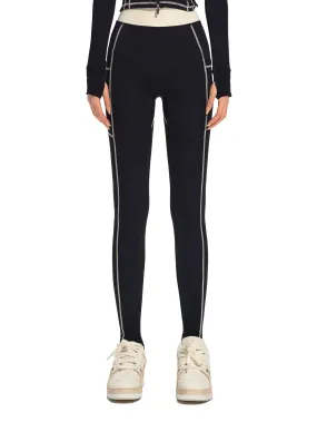 Black Cycling Pants