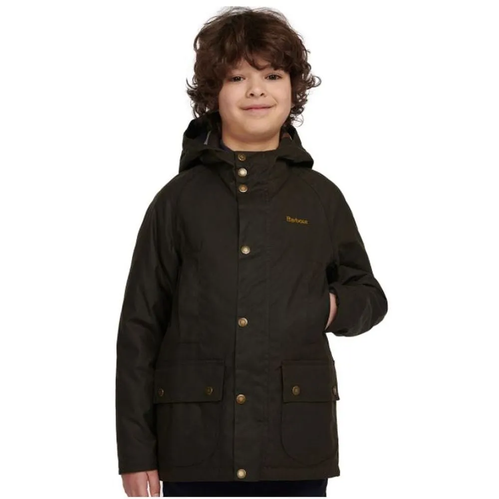 Boy's Beaufort Waxed Jacket