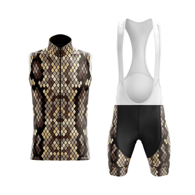 Brown Snake Skin Club Cycling Kit