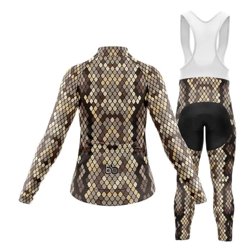 Brown Snake Skin Club Cycling Kit