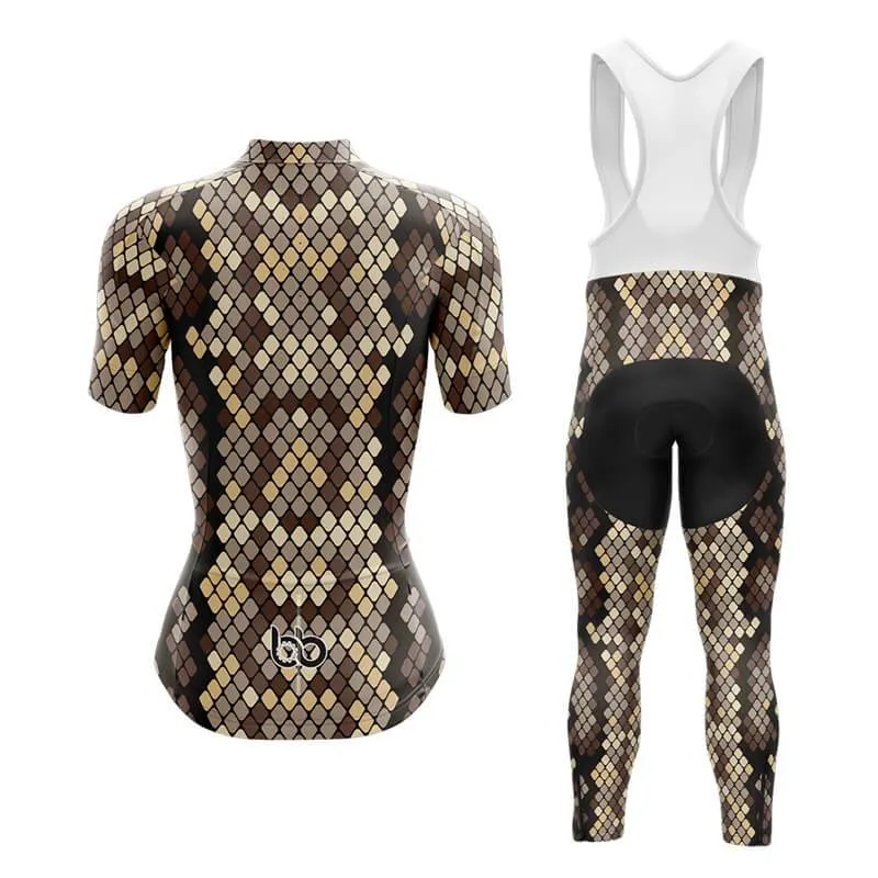 Brown Snake Skin Club Cycling Kit