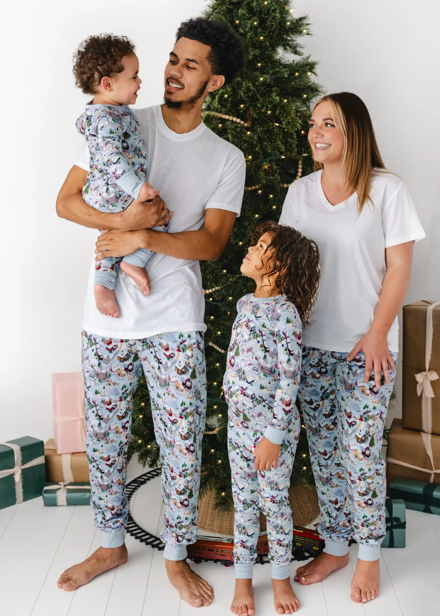 Christmas Village Adult Unisex Jogger Pants