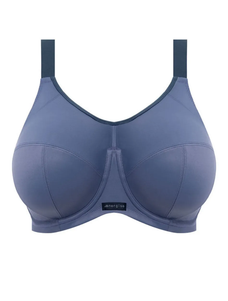 Elomi Energise Sports Bras Underwire Sports Bra, Vintage Denim