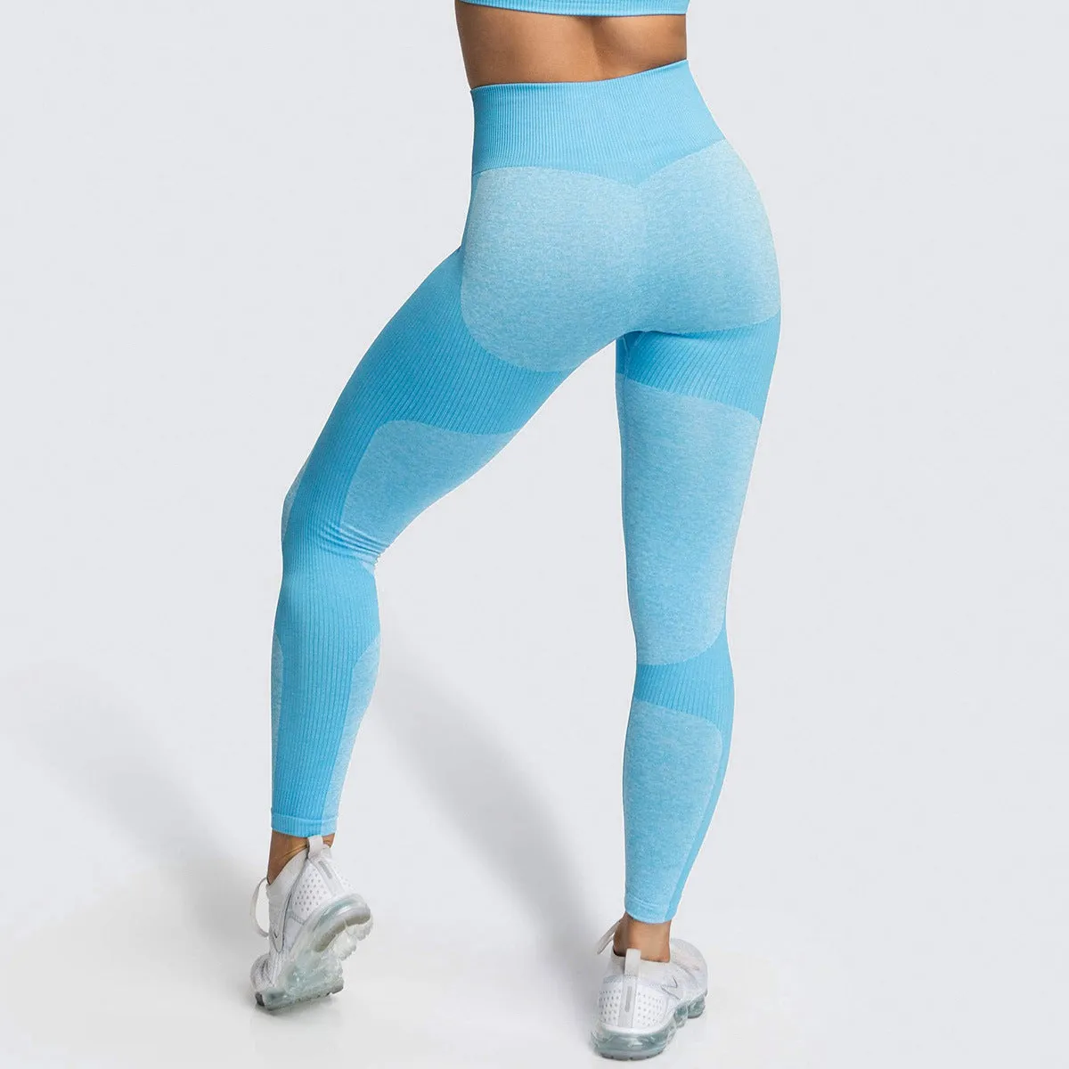 European and American Seamless Hip-Lifting Moisture Wicking Yoga Pants Sportswear Fitness Pants Hip-Showing Tights for Women