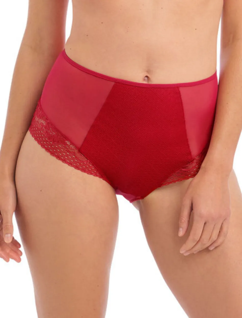 Fantasie Ann-Marie Briefs High Waist Panty, Red