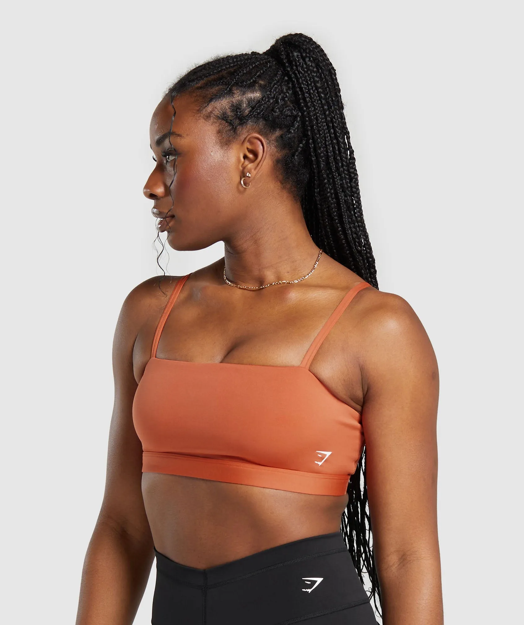 Gymshark Cut Out Bandeau - Muted Orange