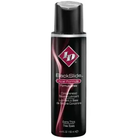 Id Backslide Anal Formula Silicone-based Sex Lubricant, 4.4 Oz