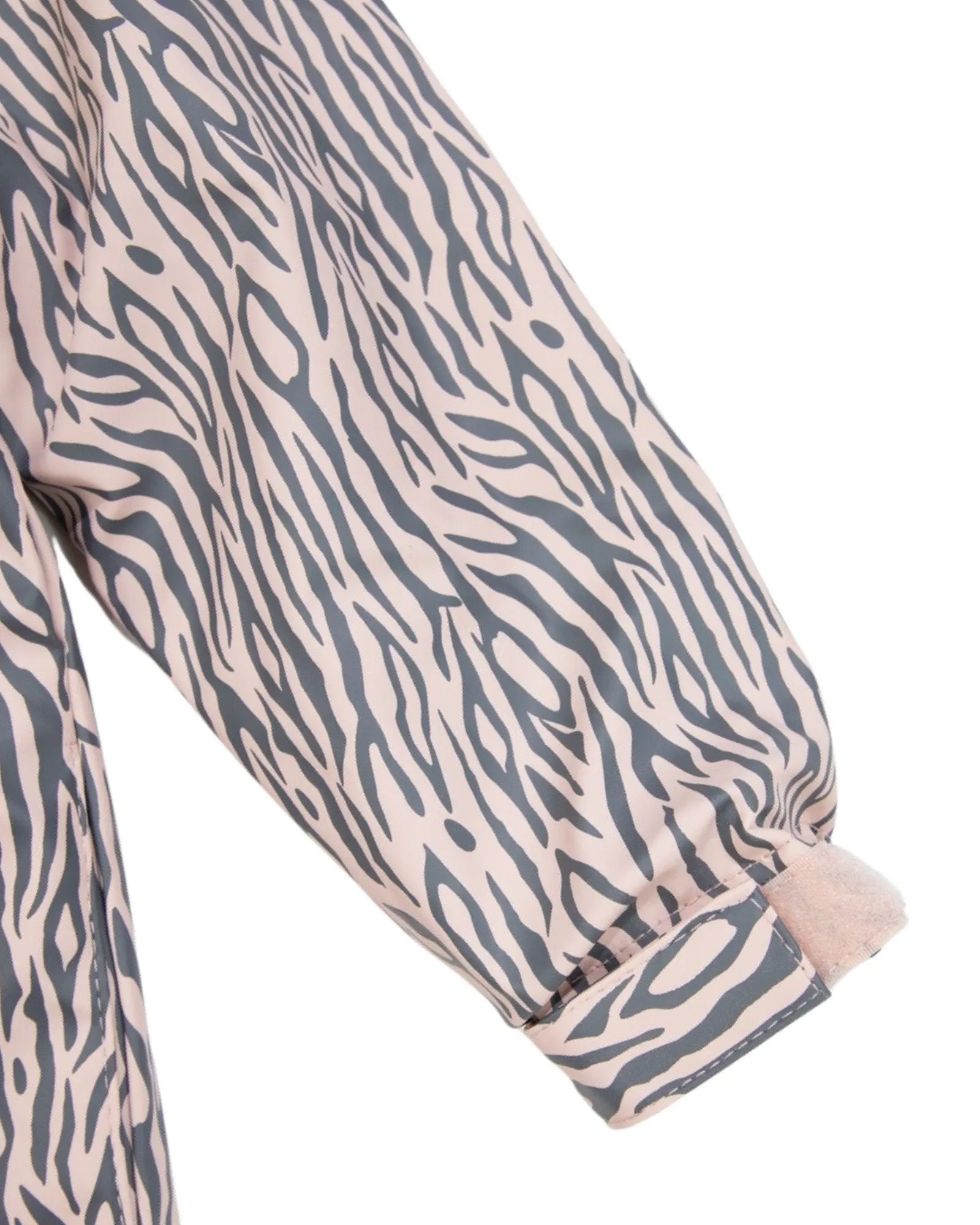 Korango Raincoat Tiger Stripes Pink