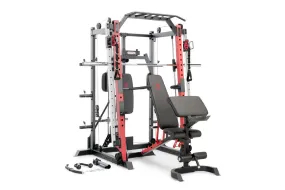 Marcy Smith Machine / Cage System with Pull-Up Bar and Landmine Station (SM-4033)