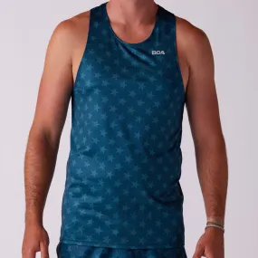 Men's Competitor Lite Printed Singlet - Stars