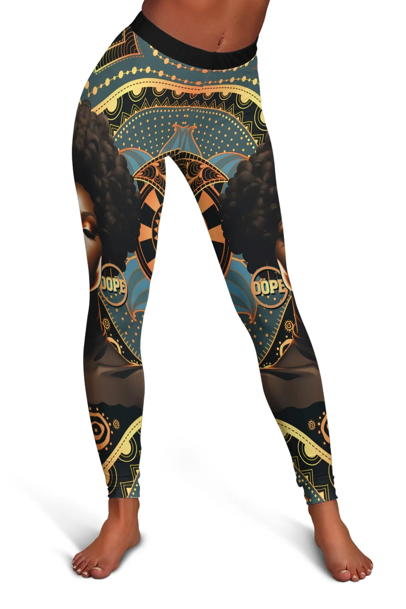 Powerful Woman in Patterns Leggings