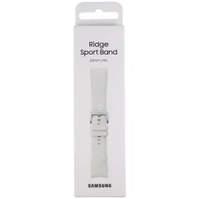 Samsung Ridge Sport Band for Galaxy Watch4 & Classic (20mm) Medium/Large - White