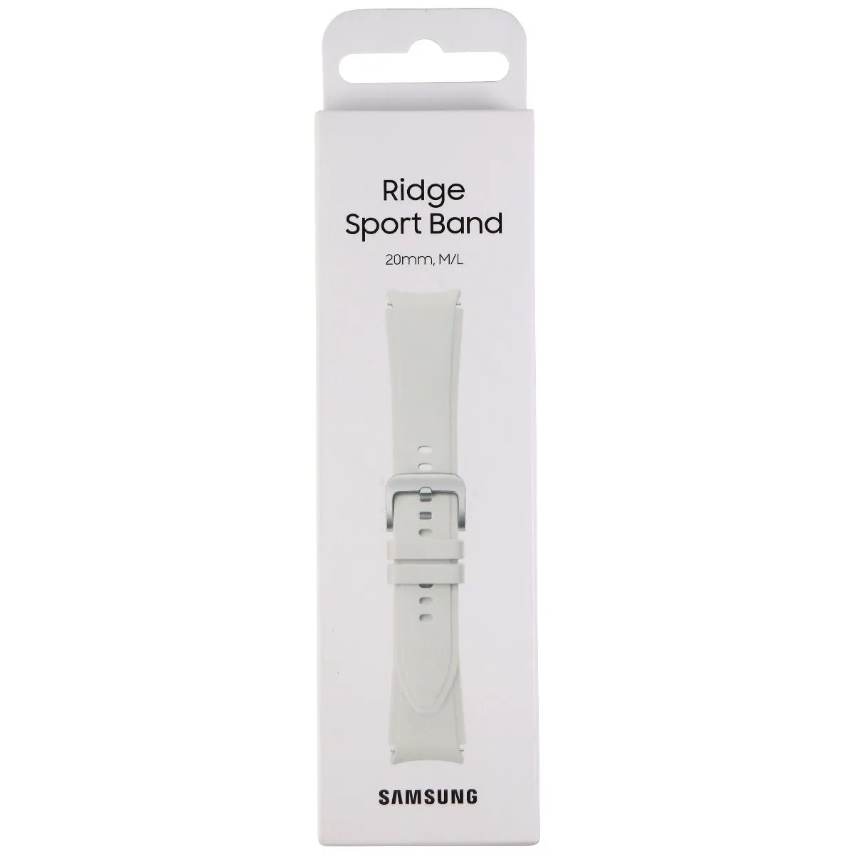 Samsung Ridge Sport Band for Galaxy Watch4 & Classic (20mm) Medium/Large - White