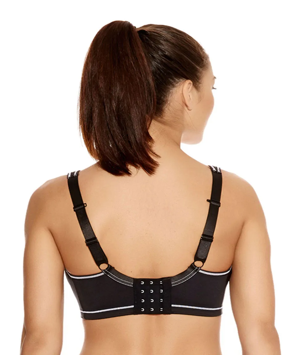 The Freya Active Sonic Underwire Molded Sports Bra, Storm Black