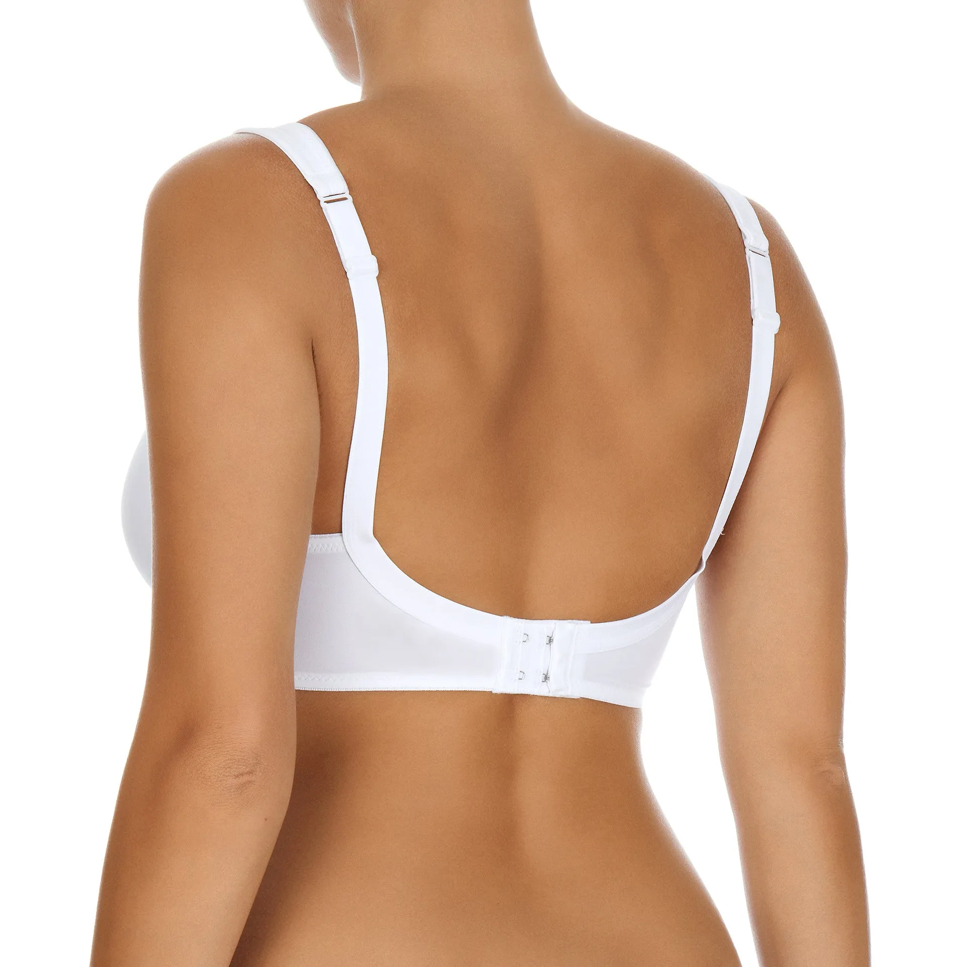 Twin White Underwired Full Cup Bra