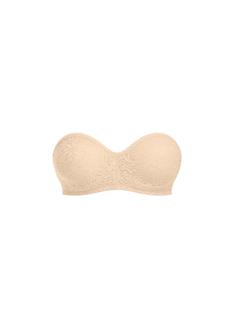 Wacoal Halo Lace Strapless Bra Nude | Nude Strapless Bra | Wacoal Strapless